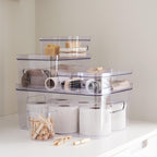 Large Stacking Lidded Storage Boxes