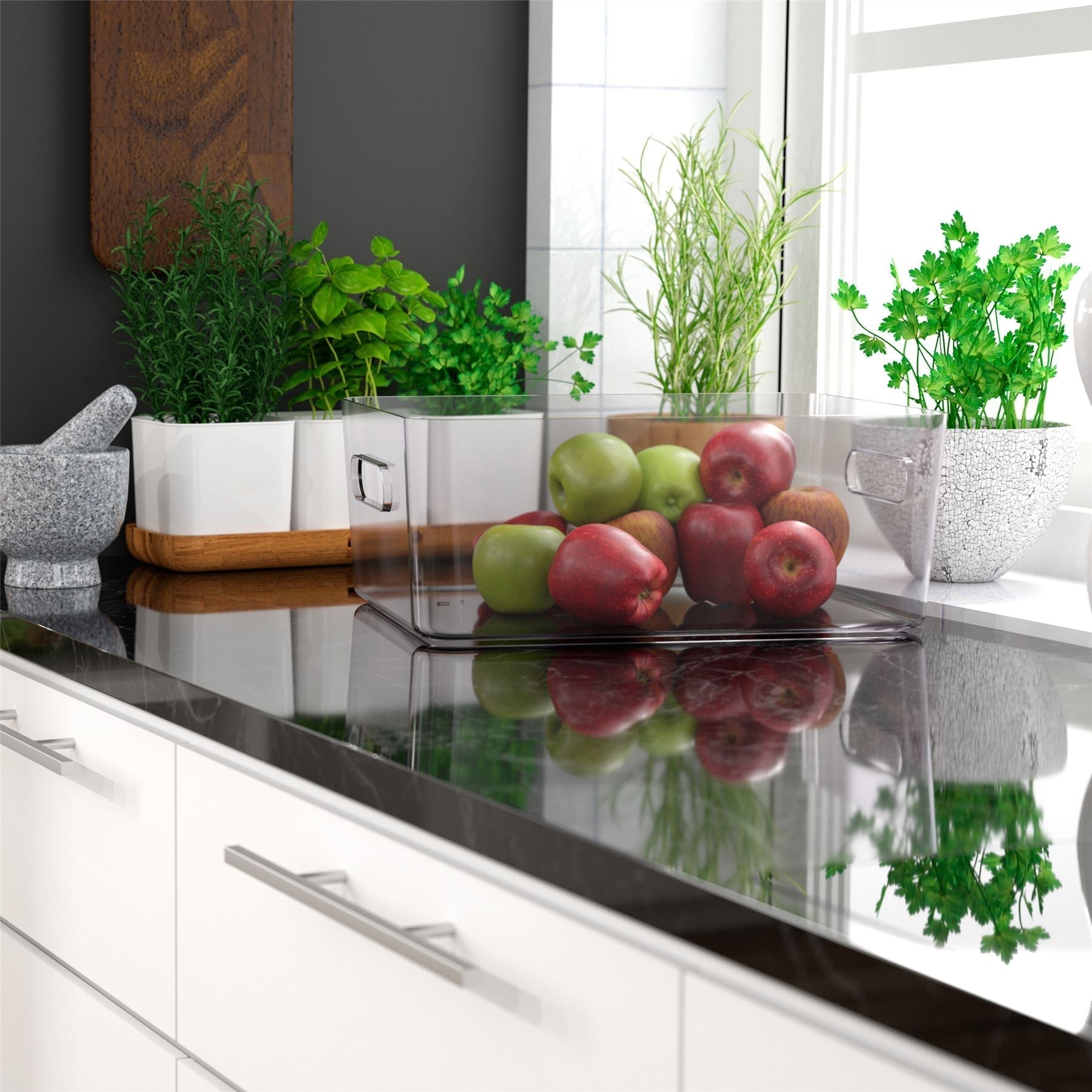 Compact Clear Kitchen Storage Containers