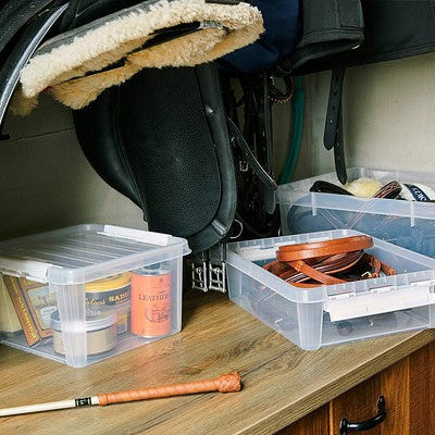 Classic 14L Plastic Storage Boxes – Set Of 5