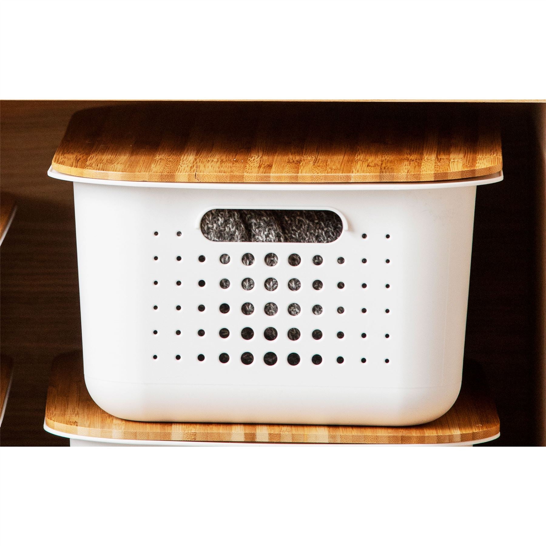 White Basket - Medium
