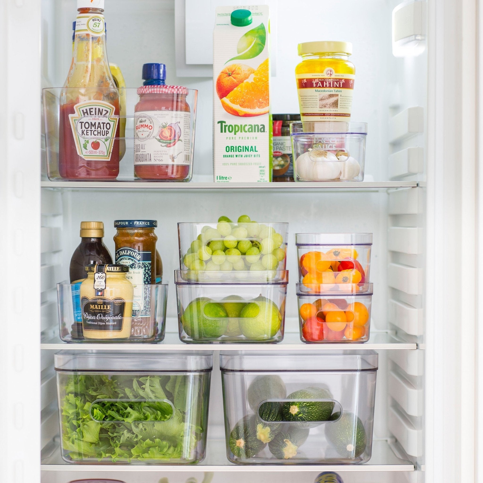 Compact Clear Kitchen Storage Containers
