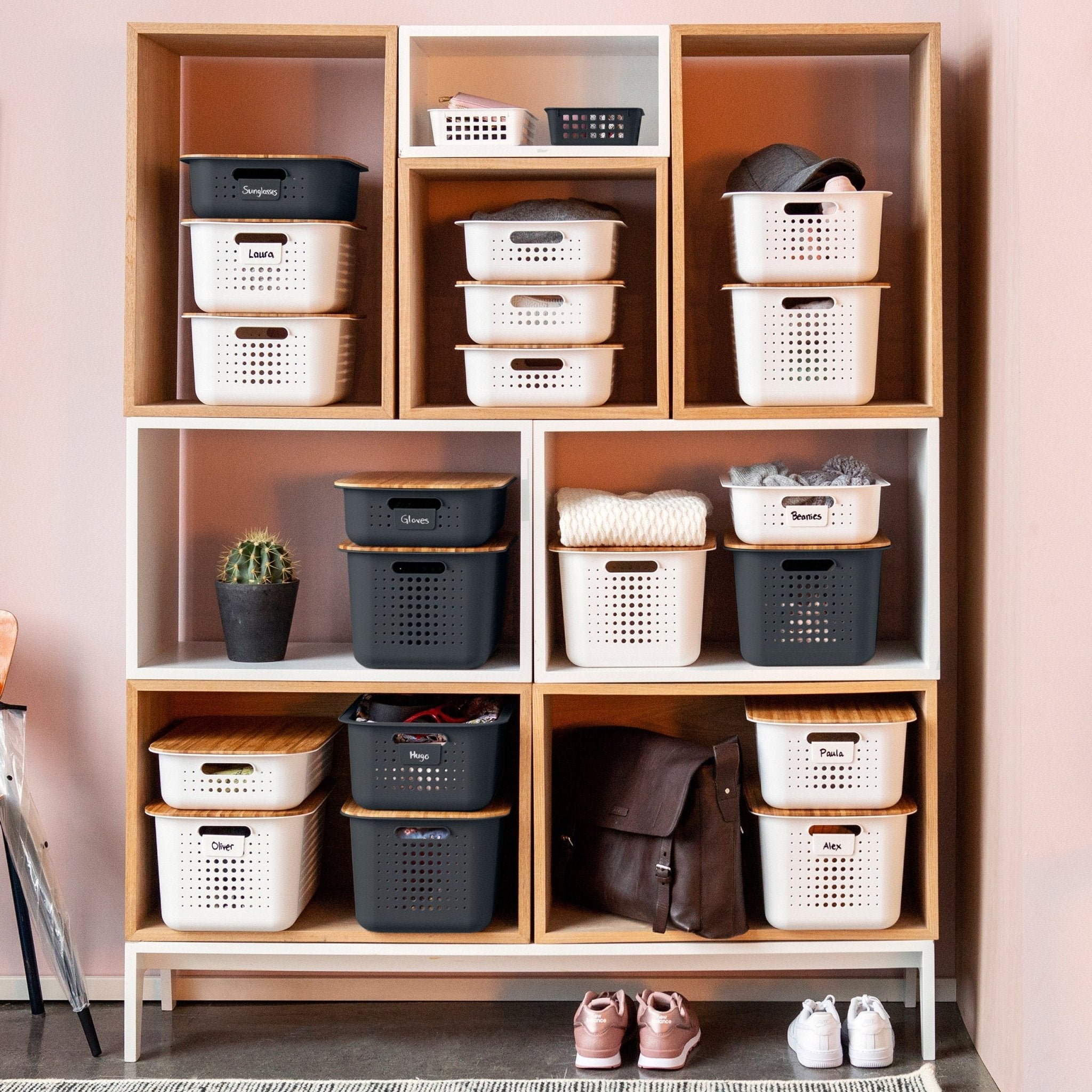 Basket Bamboo Lid