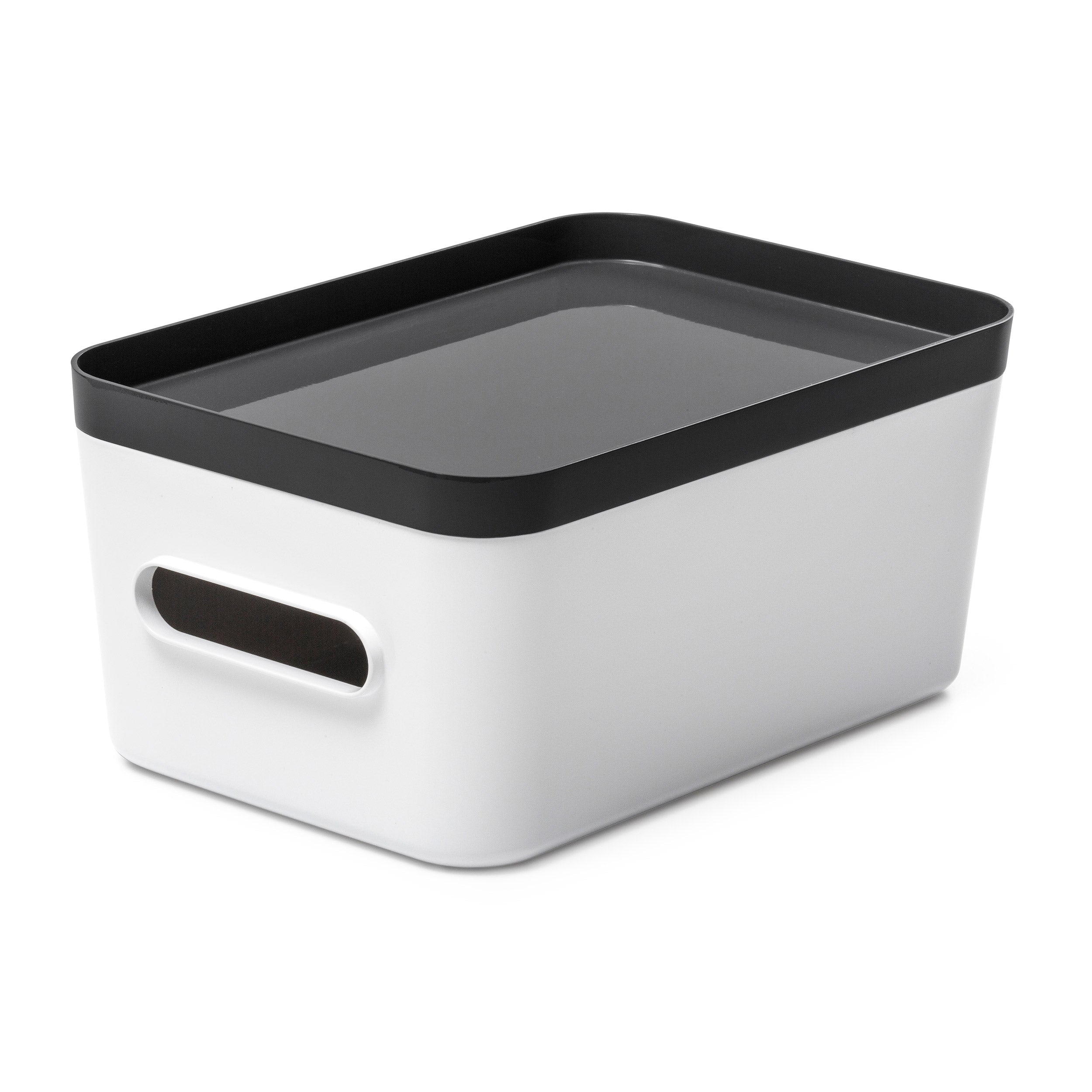 Medium Clear Stacking Lidded Fridge Storage Box