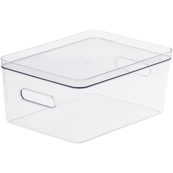 Large Stacking Lidded Storage Boxes